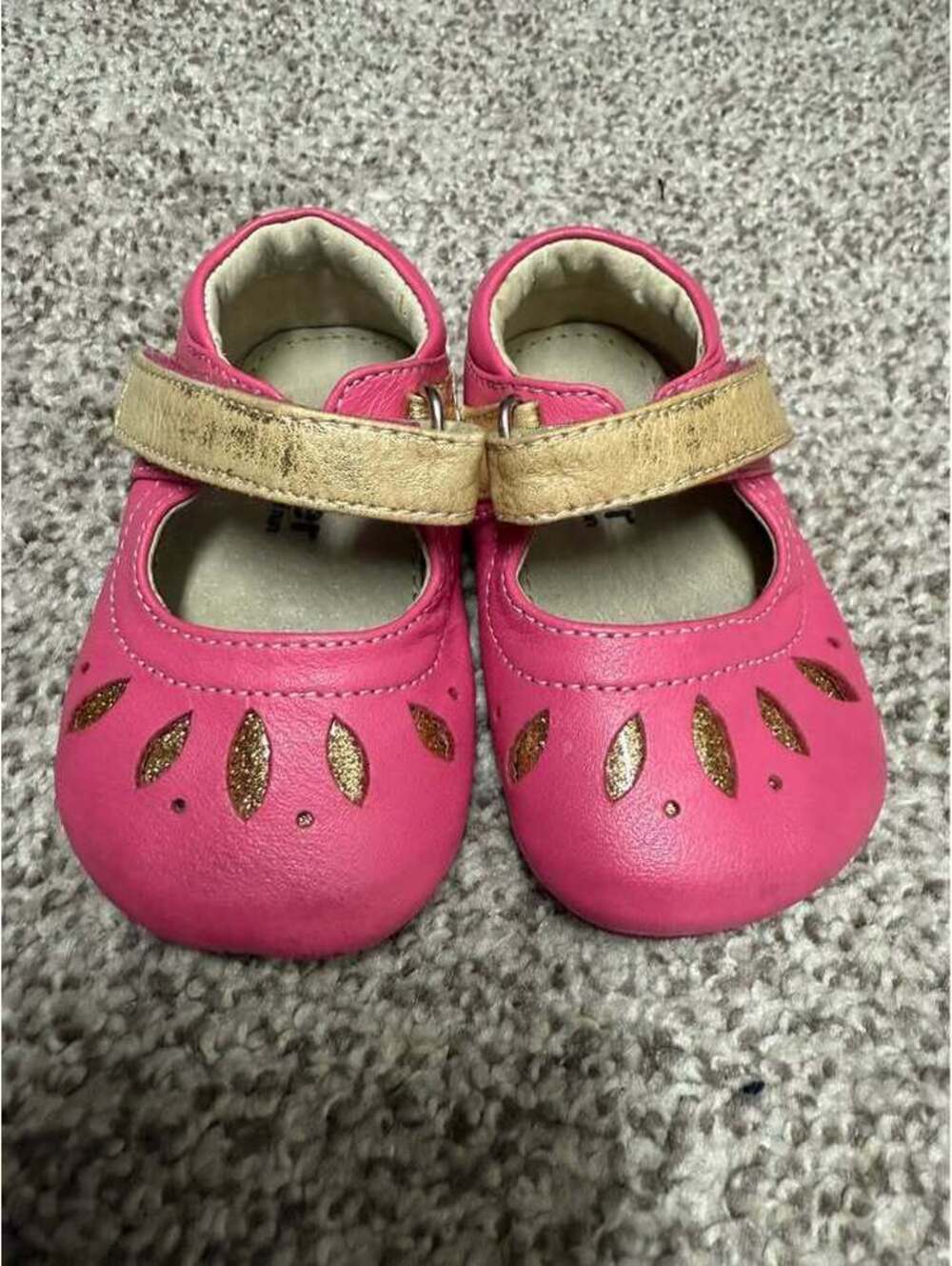 See Kai Run Pink Leather Mary Jane Shoes Size 6-9 Months